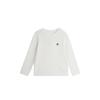Pudding Haru Primavera Top 2025 Primavera Novo Cor Sólida Simples Camiseta Manga Longa Estampada com Letras Camiseta Tesouro Feminina