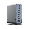 Dock de expansión tipo C puerto de red gigabit estación de acoplamiento vertical para computadora de escritorio adaptador divisor USB multi-interfaz