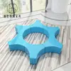 Taburete de plástico reforzado con fibra de vidrio rama de árbol creativa hermosa combinación de letras Chen costura asiento centro comercial área de asientos al aire libre en el parque asiento