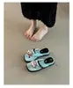 Nuevas Chanclas de Verano 2026 Lindas de Dibujos Animados con Lunares para Mujer, Sandalias de Tira Shirley Rose Suela Suave Antideslizantes de Playa