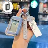 Adecuado para Mando a Distancia de Alarma Bidireccional Starline A93 Ruso Funda Protectora para Mando a Distancia de Llave de Coche de TPU