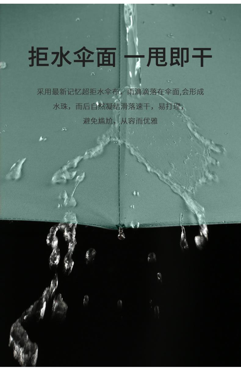 12骨男士配色手柄伞_11
