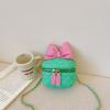 Bolso de 22 años Moda Femenina Exquisito Mini Contraste de Color Bolso Cuadrado Pequeño Accesorios de Viaje Bolso Rojo Combinable Bolso Cruzado para Padres e Hijos