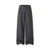 Forn3 Diseño de Nicho Holgado con Caída Delgada Rayas Verticales Pantalones de Pierna Ancha Rectos Sueltos para Hombre Pantalones N1819
