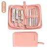 Set Personalizado de 15 Piezas para Cortar Uñas, Set de Recorte de Belleza con Cortaúñas, Removedor de Piel Muerta, Cuchillo para Manicura, Tijeras para Uñas de Casa, Set de Regalo Completo