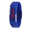Pulsera Led de Correa Fina de una Sola Tecla 2018 Reloj de Gelatina para Hombres y Mujeres Pulsera Reloj de Regalo Creativo para Estudiantes Niños