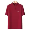 Conjunto de camisa de manga corta y pantalones de verano para hombres de mediana edad y mayores, atuendo casual para abuelos, conjunto ligero de dos piezas