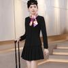 Ropa Nueva de Otoño para Mujer Ropa para Esteticista Ropa para la Universidad Ropa de Trabajo Fabricante Ropa Profesional Roja de Aeromoza Ropa de Trabajo de Hotel