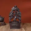 Adornos de Árbol de Cabello Tallados en Palo de Rosa, Decoraciones para el Hogar, Regalos de Inauguración de Tienda, Artesanías de Madera para Casa Nueva