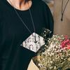 Collar con colgante de ancla de anzuelo de mano estilo marino nostálgico retro americano para hombre y mujer, cadena de suéter combinable para pareja, accesorios