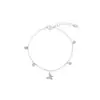 Pulseira de Borboleta de Liga Minimalista, Joia de Estilo Elegante e Fresco, Pulseira de Borboleta de Diamantes Inteiros Popular em 2024