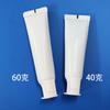 Tubo de Pasta de Dientes en Blanco Personalizado Empaque de Plástico Tapa Abatible Blanco Tubo de Plástico Aluminio Pequeña Capacidad Hotel Desechable Manguera de Pasta de Dientes
