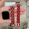 [Pulseira de Relógio] Adequada para Pulseira de Apple S12Iwatch S10987Se Coração Onda Ponto Pulseira Feminina Estilo Coreano Ins