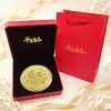 Moeda de Ouro Presente para Aniversário, Aniversário de Casamento, Moeda de Ouro 520, Eu Te Amo Mãe, Presente para Namorada, Esposa, Presente de Dia dos Namorados