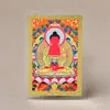Plástico Teléfono Móvil Tarjeta Thangka Quinto Maestro Pinturas Farmacéutico Zakiram Vida Pasada y Vida Presente Tara Verde Madre Benmingfo Se Puede Cambiar