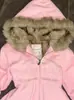 Sudadera con Capucha Y2K Rosa Milenial con Cuello de Piel y Bordado de Letras, Cárdigan con Cremallera, Chaqueta Ajustada Estilo Hot Girl