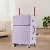 Maleta de Marco de Aluminio Modelo Nuevo 2026 para Hombres, Maleta de Carrito de Gama Alta para Mujeres, Maleta de Viaje Elegante y Resistente a Golpes con Asa Ancha y Cerradura de Combinación