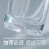 Frasco conta-gotas azul claro transparente para dispensar essência, frasco vazio de armazenamento para amostras de skincare de viagem, frasco para óleo essencial de cuidados com os cabelos