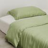 (Funda de Edredón Individual) Funda Nórdica y Funda de Almohada Cool Life de Tencel Lanjing Austriaco Color Sólido Sábana 60s