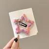 Pasador de Peluche de Estrella Colorida para Mujer Otoño e Invierno Niños Pinza Lateral para el Cabello 2025 Nuevo Pinza de Pato para Flequillo Accesorios para el Cabello