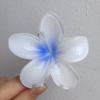Pinza para el Cabello de Flor de Plumeria para Mujer, Pinza de Tiburón Floral, Accesorio Estilo Vacaciones en la Playa, Pasador, Adorno para el Cabello, Pinza para el Cabello