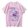 Camiseta Kpop Demon Slayer Verano Manga Corta Camiseta para Hombre Cuello Redondo Moda de Verano 2025 Camiseta de Película Casual Unisex