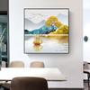 Fábrica de pinturas decorativas de alto nivel para la entrada de una casa, armario colgante, pintura mural para pasillo, dormitorio, restaurante, navegación tranquila
