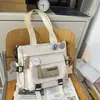 Bolsa para Mensalidade, Bolsa para Aulas Particulares, Mochila Escolar para Menino, Bolsa de Mão, Bolsa para Livros, Bolsa de Ombro de Lona com Alfabeto para Aluna do Ensino Fundamental
