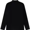 Camiseta Masculina de Veludo Alemão Dupla Face Outono e Inverno Gola Alta Meia Manga Camiseta Básica Top de Manga Comprida Estilo Coreano Slim Tendência Roupa de Baixo Ins