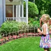 Valla Metálica de Comercio Electrónico Transfronterizo Valla de Hierro Engrosada para Jardín Valla Decorativa para Patio Exterior Valla para Jardín de Flores Balcón