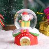 Estoque Pronto Atacado Bolas de Cristal de Natal Fofas Enfeites Presentes Estudantes Presentes de Natal Criativos Artesanato em Resina Personalização