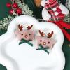 Novo broche de Natal boneca de pelúcia Papai Noel boneco de neve alce cabeça de desenho animado acessórios de decoração para bolsa sapatos