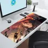 Alfombrilla de Ratón Ultra Alta Definición Bidimensional del Anime Demon Slayer Tecnología Gaming para E-Sports Almohadilla Extra Grande para Oficina Borde Antideslizante con Bloqueo