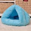 Procesamiento Personalizado de Camas para Perros, Camas para Gatos, Camas para Perros, Camas Triangulares, Camas Tipo Pantufla, Suministros para Mascotas Cálidos de Invierno Semicerrados Venta al por Mayor