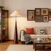 Lámpara de pie estilo Wabi-Sabi con estética Zen, Nuevo diseño Retro Chino y Japonés, Arte Minimalista para Sala de Estar, Casa de Huéspedes, Dormitorio y Mesita de Noche