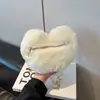 Bolso de felpa, lindo y moderno, bolso tote para mujer, bolso de hombro, bolso cruzado, adecuado para salidas y el trabajo, con forma de corazón, gran capacidad
