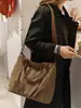 Bolso de Lona Retro Japonés Elegante 2026 Otoño Nueva Llegada Gran Capacidad Bolso Tote Casual para Viaje Diario Bolso de Hombro Único Bolso Cruzado