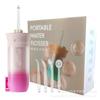 [enxaguador de dentes] Raspador Oral Portátil Mini Limpador de Dentes Doméstico Limpador de Dentes Elétrico Flosser de Água de Dente