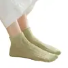 Calcetines de Barco para Mujer Zhuji, Delgados para Primavera y Verano, Deportivos de Corte Bajo, Malla Transpirable Absorbentes de Sudor, Calcetines Cortos Versátiles Color Crema