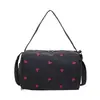 Bolso bandolera de verano enérgico con bordado de lazo para niñas, moda dopamina para ir de compras, bolso elegante y suave