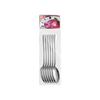 Amazon 1010 Cubiertos de Acero Inoxidable Juego de 6 Piezas Supermercado Cubiertos Occidentales Cuchillo para Steak, Tenedor y Cuchara Bolsa de PVC con Cuchillo, Tenedor y Cuchara