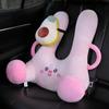 Almohada de Coche Multiusos con Dibujos de Animales y Frutas Forma de H Cojín para Dormir de Lado Cojín Almohada Lumbar Almohada para la Siesta