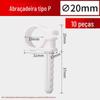 Cartão de tubo PPR 20/25/32 PVC tubo de água plástico grampo fixo fivela fio duplo cartão vertical tipo U acessórios