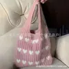 Bolso de paja hueco de gran capacidad para la playa de verano para mujer, nuevo bolso tejido para la playa 2025, bolso de un solo hombro para debajo del brazo