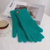 Guantes para Mujer Invierno Lana Lindos Tejidos Estilo Coreano Sin Dedos Pantalla Táctil Protección contra el Frío Estilo Harajuku Guantes de Moda