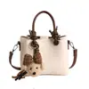 Bolsa de Mão Retro de Nicho Transfronteiriça Bolsa Saco para Mulheres Novo Estilo Outono e Inverno 2025 Bolsa de Ombro Único Transversal Bolsa Trendy Casual para o Dia a Dia
