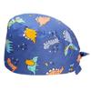 Gorro quirúrgico estampado para mujer, de algodón puro, a prueba de polvo, para quimioterapia, absorbente de sudor, transpirable, para dentista y enfermera.