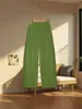 Boutique de Lujo2026 Nuevo Verano Delgado Versátil Casual para Viajar Pantalones Banana de Pierna Ancha Curva para Mujer