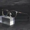 Armação de Óculos de Acetato Grande Redonda Tartaruga Japonês Luxo Leve Titanium Puro Masculino Feminino Tendência Artesanal Alta Qualidade Armação para Óculos de Grau