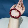 Pulseira dupla de cinábrio roxo areia dourada pulseira ano da vida esta vida homens e mulheres fornecimento ao vivo joias por atacado